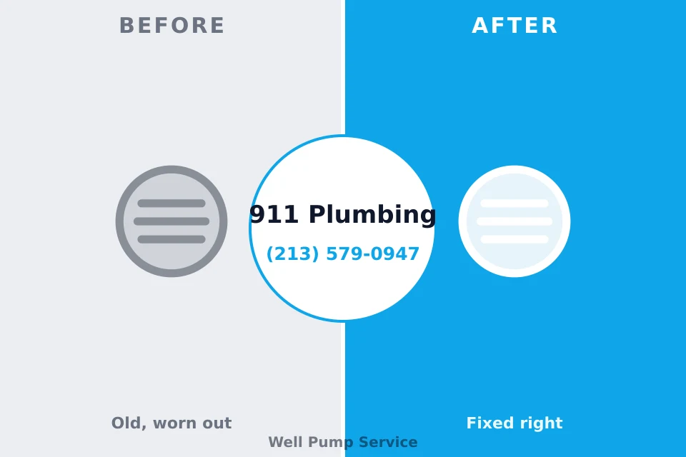 Before and after: plumbing repair Fox Crossing, WI